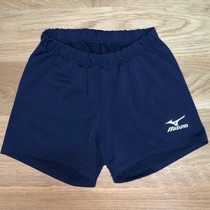 Mizuno Navy Blue Spandex Shorts